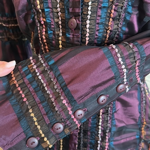 Flatiron Workshop Tartan Shirt Bordeaux 1 - Picture 8 of 9